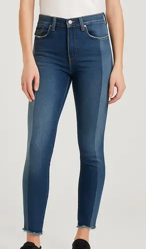 Unpublished Two-Tone High Rise Skinny Jeans