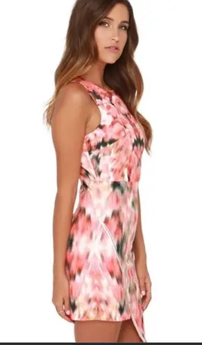 Finders Keepers WAY TO GO BLURRED FLORAL DRESS Lulus Exclusive Print Rare NWT