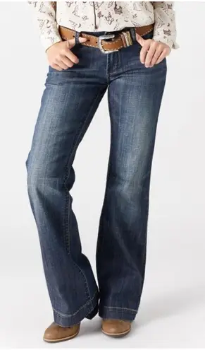 Stetson NEW 214 City Trouser Jeans Wide Leg Women's Size 14 Regular Western NWT