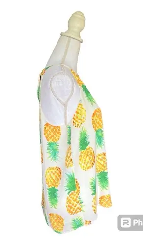 Finn & Grace Pineapple Halter Top- Size Medium
