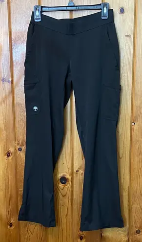 Healing Hands Black Women's Cargo Pants HH works scrub nurse pants size small