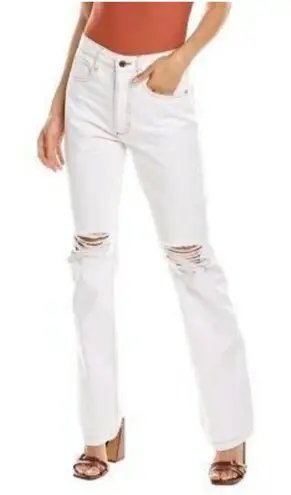 We Wore What Stretch Denim Classic White Jeans Sz 24 NEW with tags