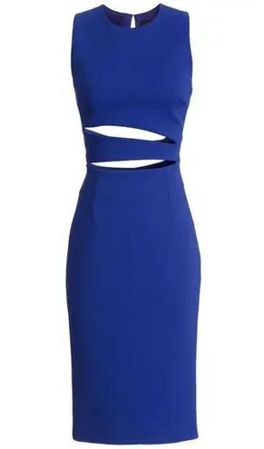 Cushnie et Ochs Katrina Sheath Dress Blue 6