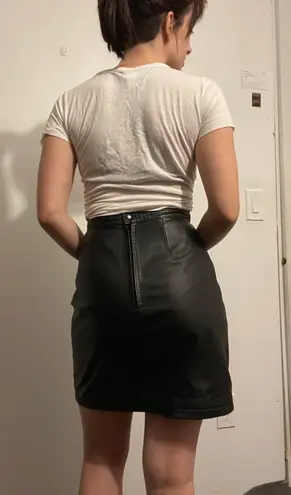 wilson's leather Black Leather Skirt