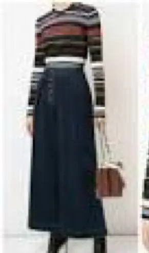 Veronica Beard Striped Palmas Sweater Sz L NWT