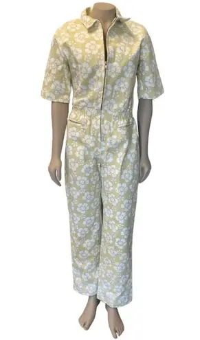 Emma & Michele Emma Mulholland On Holiday Women's MEDIUM Cream and White Jumpsuit, NWT