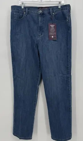 Gloria Vanderbilt Missy Amanda Classic Fit Tapered Jeans Size 16 Cotton