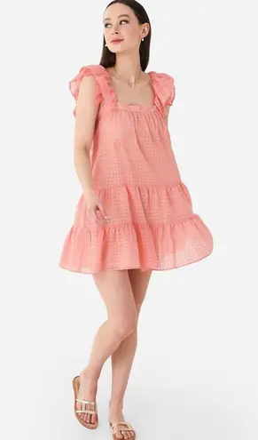 KATHARINE KIDD Maja PG Dress in Pink Gingham Print, Size L New w/Tag AMAZING!! Size L