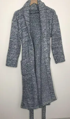 Barefoot Dreams Heathered Blue Cozy Robe Womens