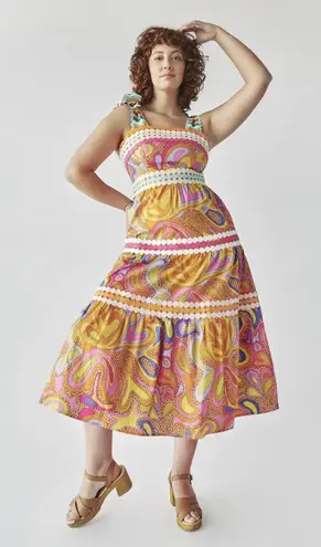 CeliaB Magnolia Dress Orange Size L