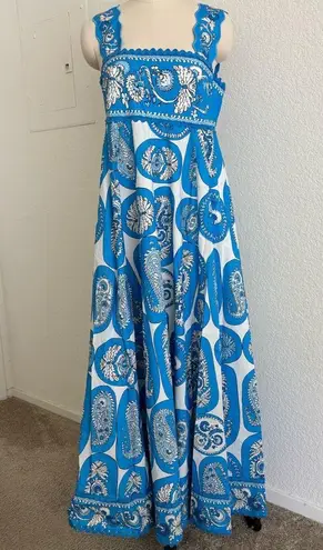 Goldie NWOT Alemais blue and White Patterned Dress