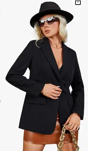 Bellivera Women's Blazer Jacket Casual Solid Long Sleeve Open Front Office Work Outwear