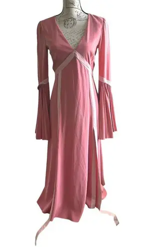 Prabal Gurung Rose Pink Pleated Sleeve A