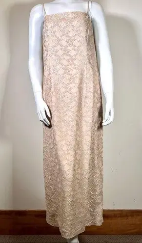 Alex Evenings Vintage Alex Evening Formal Lace Cream Dress