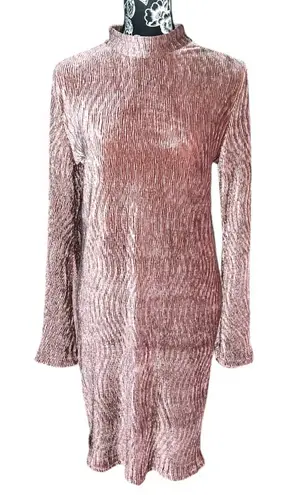 Eloquii Plus Flare Sleeve Textured Velvet Dress