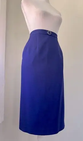 Vintage ‘90s Dark Purple Pencil Midi Skirt Size 6