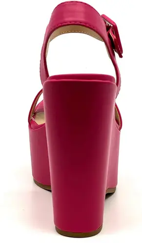 Soda Fuchsia Chunky Platform Sandal