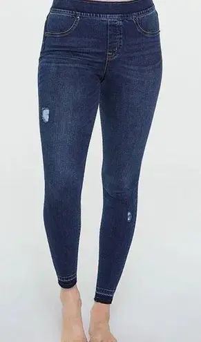 Spanx  NWT Distressed Denim High Rise Elastic Waist Jeggings size small