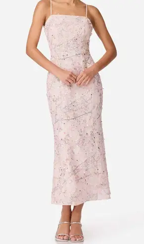 Elliatt NWT Regina Floral Sequin Sleeveless Trumpet Gown