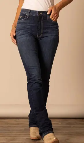 Kimes Ranch Sarah High Rise Slim Bootcut Jeans in Blue Size 12