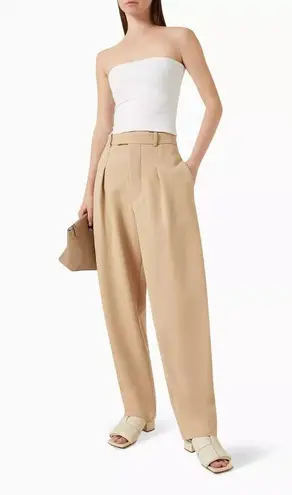 WARDROBE.NYC Opaque Tube Top in White Large New Womens Strapless Bandeau