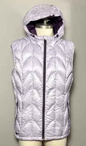 Outdoor Research Large Aria Light Purple Goose Down Puffer Vest