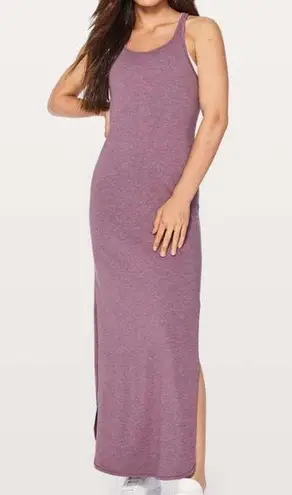 Lululemon NWT  Refresh Maxi Dress II Heathered Dusty Mauve size 2