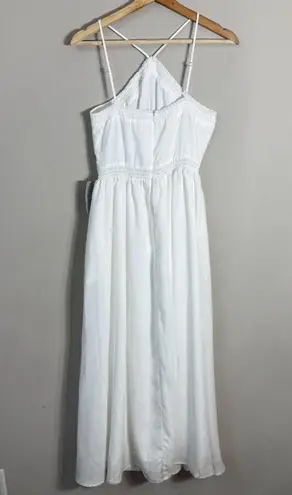 Petal and Pup Madi Maxi Dress Womens Small White Sleeveless Cut Out Flowy Boho NWT