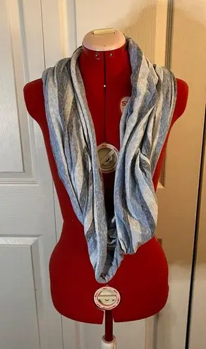 Gap Blue Stripe Infinity Scarf