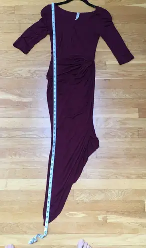 Lovely Day Faux Wrap 3/4 Sleeve Maxi Dress Size Small