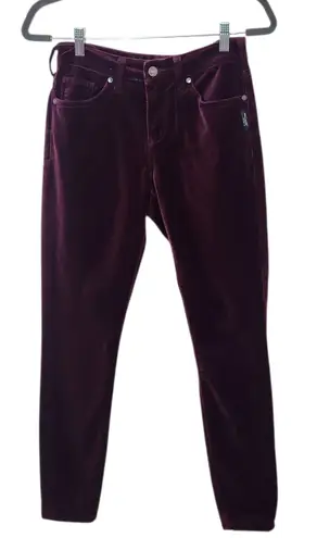 Co. Burgundy Skinny Pants Size 26 Silver Jeans Plum Burgundy Pants