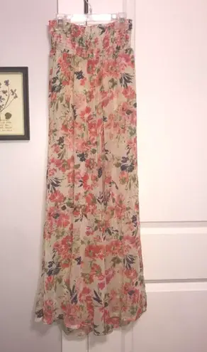 Sheer Floral Pants Multiple Size XS