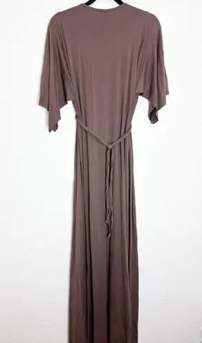 Rachel Pally NWT Long Caftan Maxi Dress Size Small Pecan Short Sleeve Lagenlook