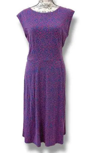 Boden Size 8 Blue Jersey Knit Midi A