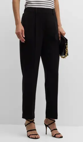 Elie Tahari Elite Tahari PLEATED BLACK STRAIGHT LEG PULL ON PANT