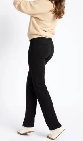 Betabrand Straight Leg Classic Dress Pant Yoga Pants Black Small Petite