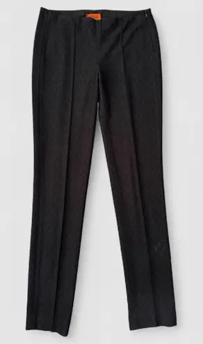 Missoni Black Lace Zig Zag Pattern Semi-Sheer Slim Pants Size 40 XS/S
