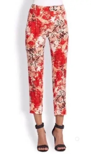 Parker  Devlin Silk Floral Pants