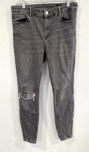 ALLSAINTS Miller High Rise Distressed Skinny Jeans –Black Gray – Size 30 (US 10)