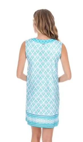 Cabana Life Amalfi Coast Sleeveless Tunic Dress Sz M Size M