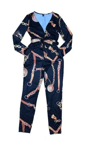 SheIn Tall Belted Jumpsuit