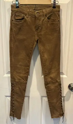 Polo by Ralph Lauren Skinny Tan Jeans Sleek Fit Size 25