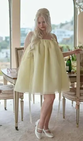 NWT Selkie The Powder Puff in Dole Whip Yellow A