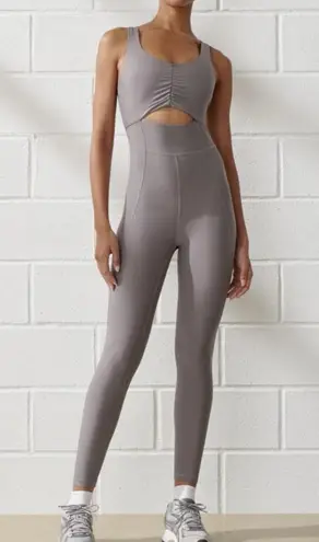 Abercrombie & Fitch Abercrombie YPB XL SculptLUX Jumpsuit Full Length Cinch-Front Sweetheart Neck