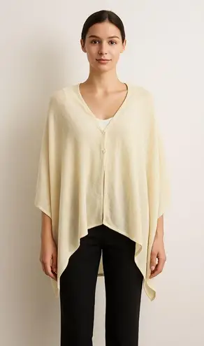 Womens Shawl Wrap Semi sheer Linen Blend Womens O/S Angel Core Normcore Preppy Yellow Size undefined