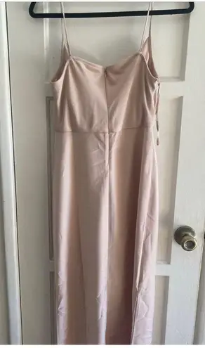 BHLDN Cali Satin cowl neck satin midi dress NWT