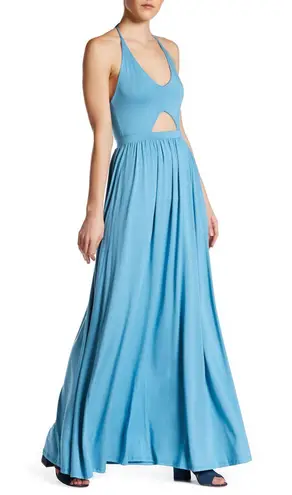 Go Couture Halter Cut Out Maxi Dress