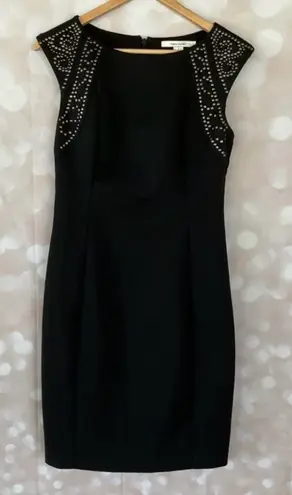 Max and Cleo Black Studded Dress