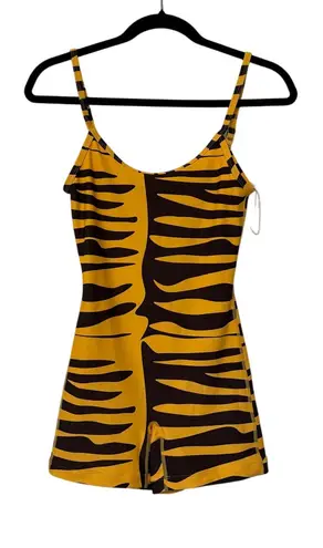 NWOT Abysse Hawkins One Piece Bodysuit Size XS Yellow