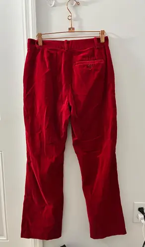 Ralph Lauren Polo Red Velvet Pants